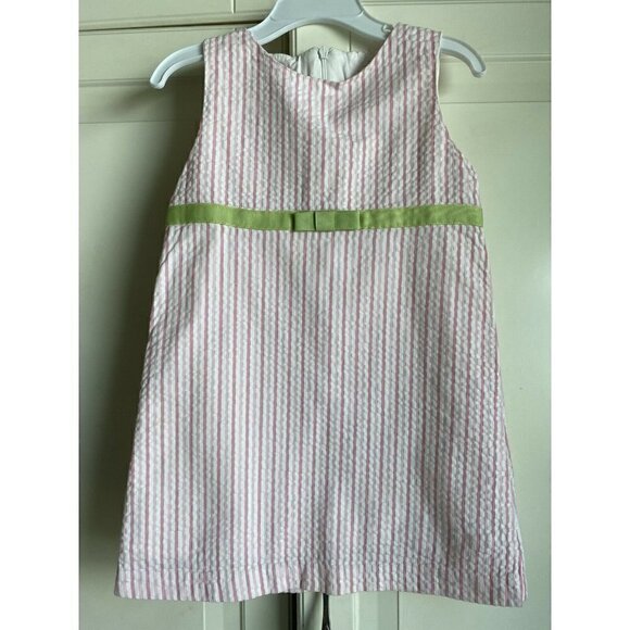 Hartstring's Girl’s 4T Pink &‎ White Summer Dress - Picture 1 of 5